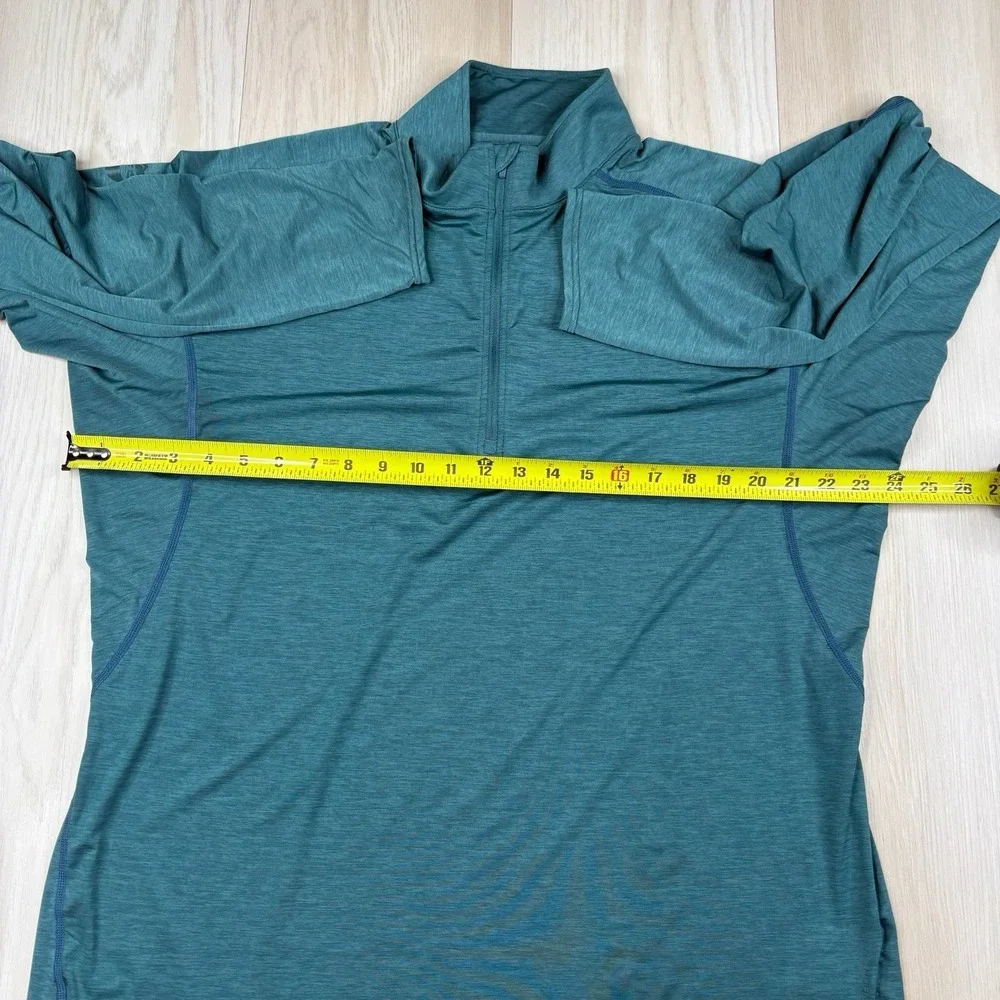 NRS Silkweight Baja Sun Shirt Long Sleeve 1/4 Zip UPF 50+ Performance Men's XL - Picture 8 of 13